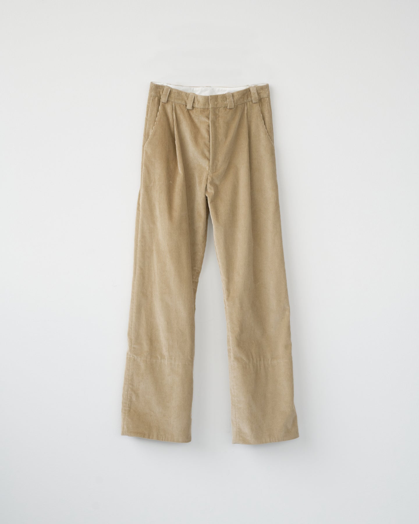 Corduroy box trousers