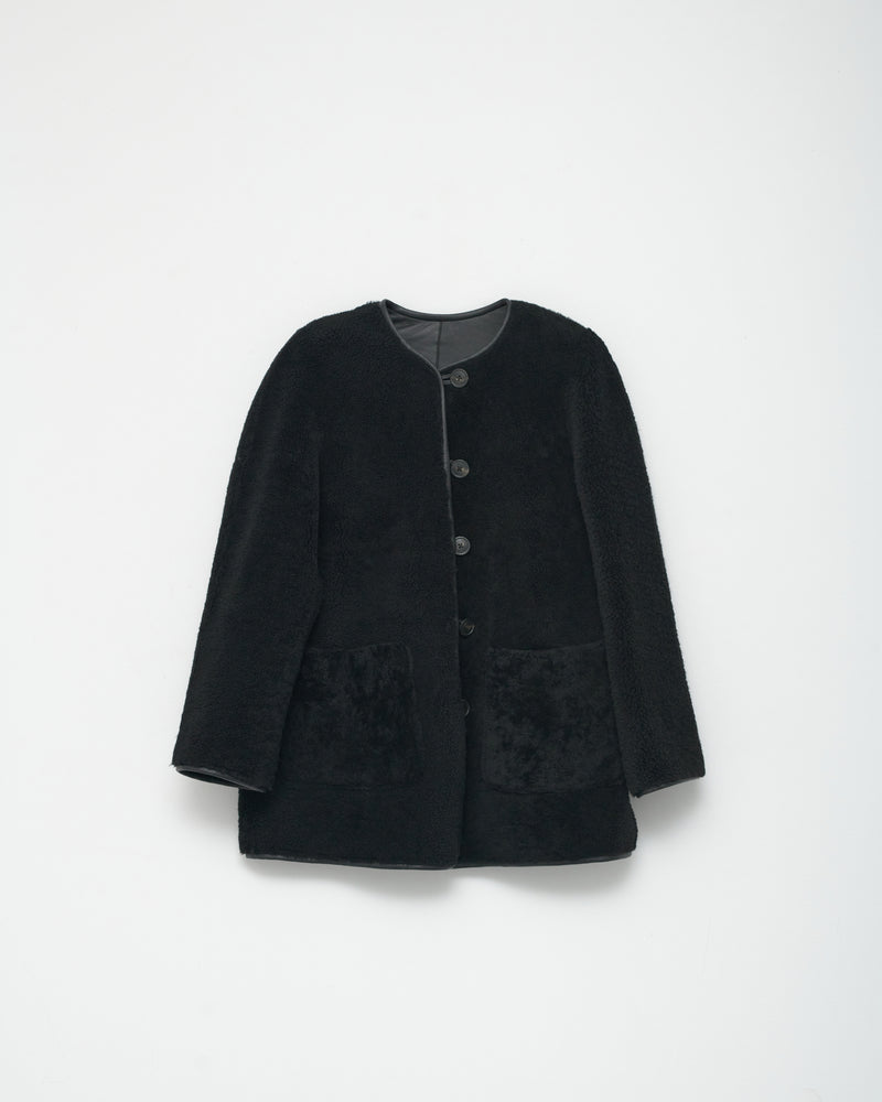 Shearling Reversible Coat