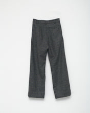 Shetland Wool Wide Box Trousers