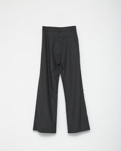 Fine Wool Wide Box Trousers