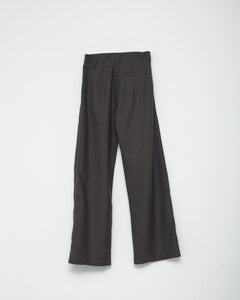 Fine Wool Wide Box Trousers