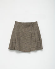 Shetland Wool Pleated Skirt