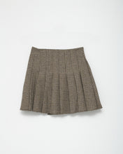 Shetland Wool Pleated Skirt