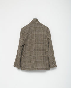 Shetland Wool Straight Blazer