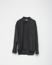 Fine Wool Oversize Shirt