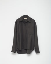 Fine Wool Oversize Shirt