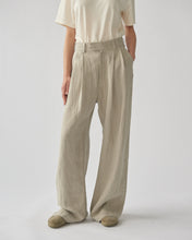 Linen Wide Box Trousers