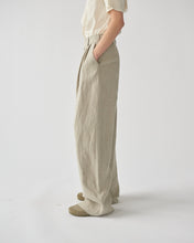 Linen Wide Box Trousers