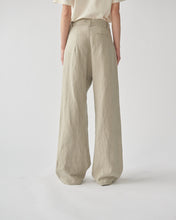 Linen Wide Box Trousers