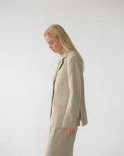 Linen Straight Blazer