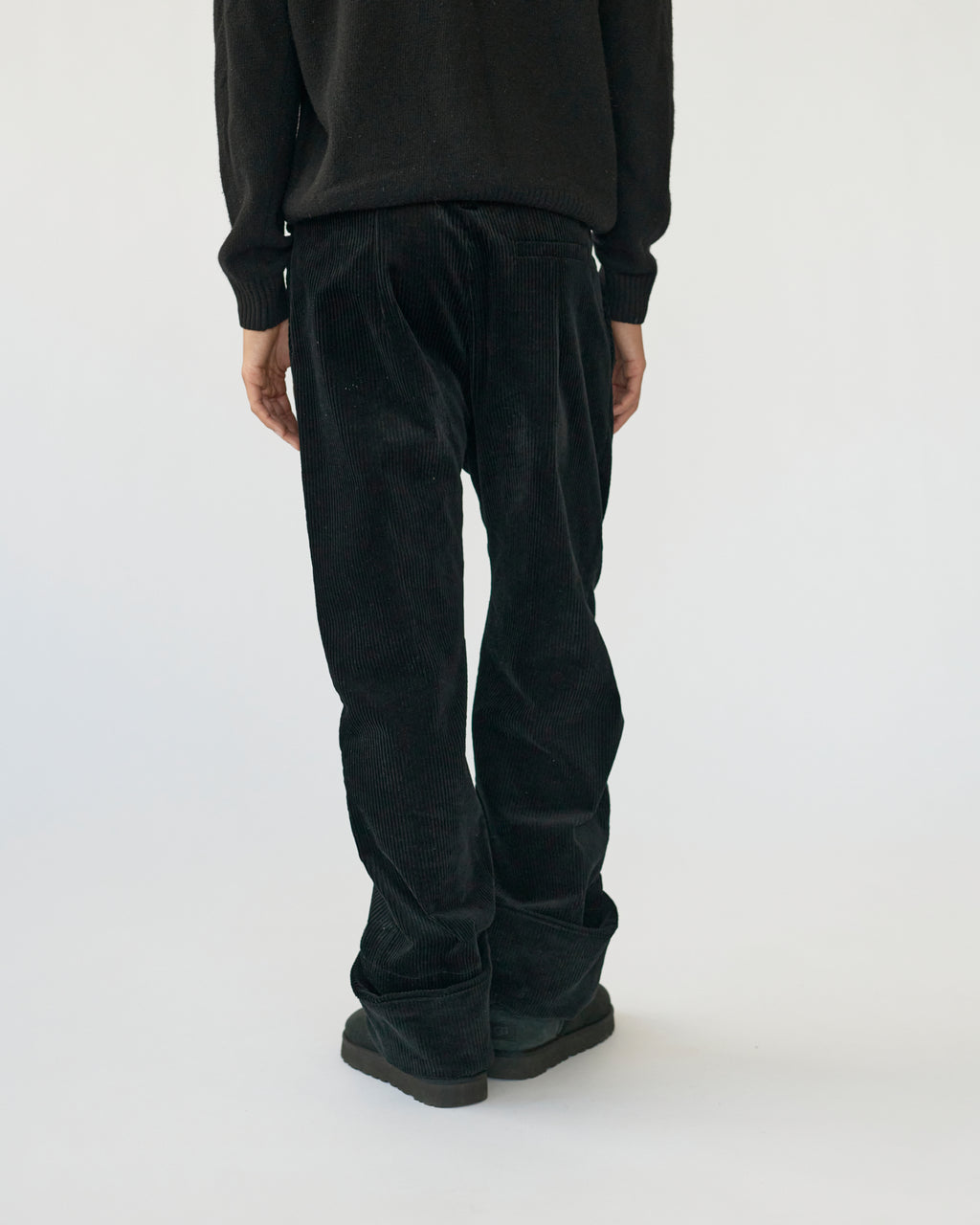 Corduroy box trousers
