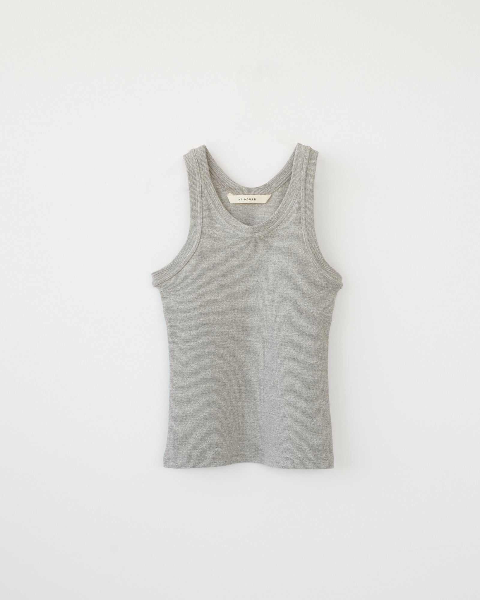 新品ebure（エブール） Cotton Fries Tank Top 白38 ebure｜エブールのキャミソール・タンクトップ（カットソー・T