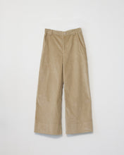 Corduroy wide pants