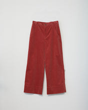 Corduroy wide pants