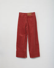 Corduroy wide pants