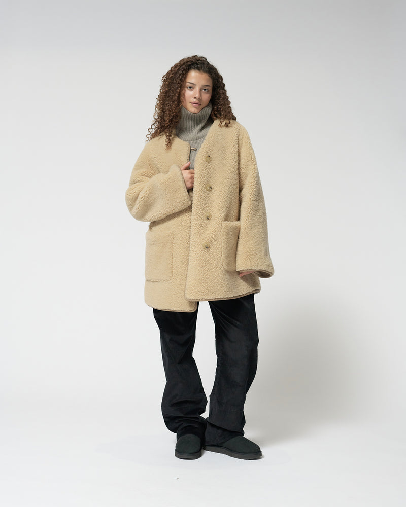 Shearling Reversible Coat