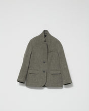Shetlands wool straight blazer