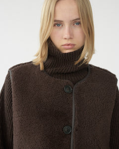 Shearling vest