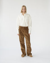 Corduroy box trousers