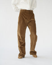 Corduroy box trousers