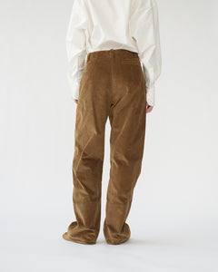 Corduroy box trousers