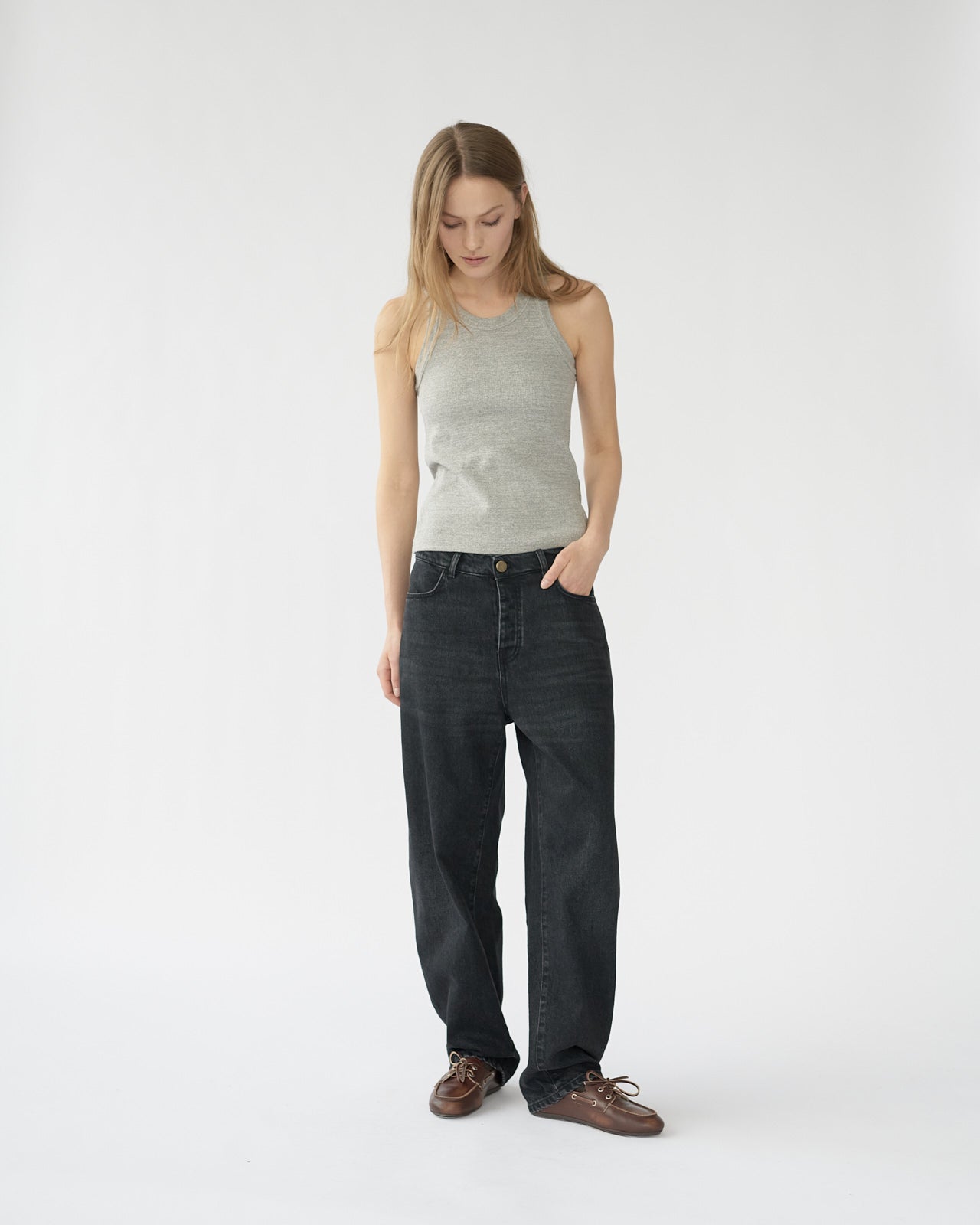 Hemp/Cotton Barrel Jeans