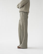 Shetlands wool flared pants