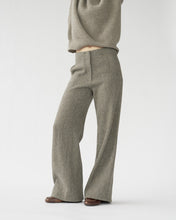 Shetlands wool flared pants