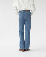 Hemp/cotton straight jeans