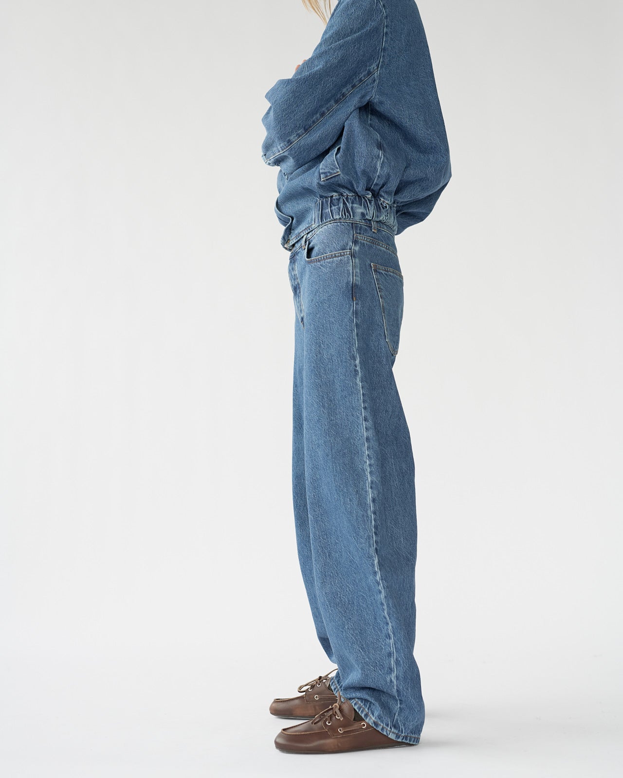 Hemp/Cotton Barrel Jeans