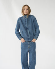 Hemp/cotton denim jacket