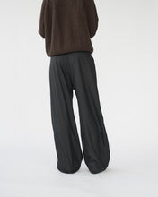 Fine Wool Wide Box Trousers