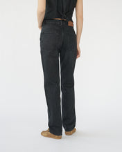 Hemp/cotton straight jeans