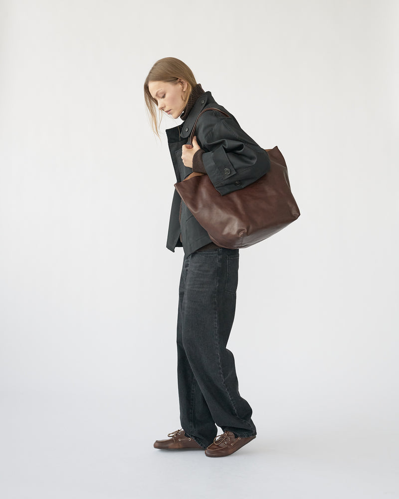 Full Grain Leather Tote Bag