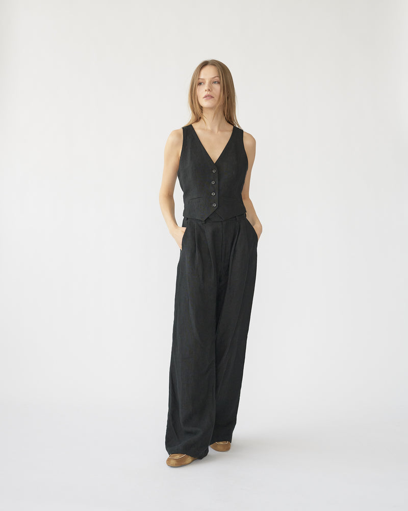 Linen Vest