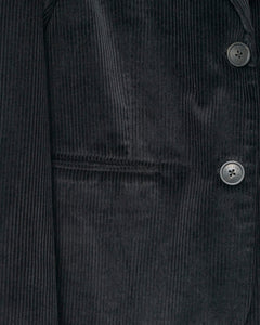 Corduroy straight blazer