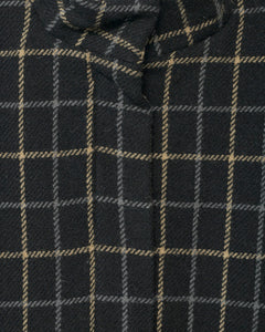 Kjellerup check wool quilted vest