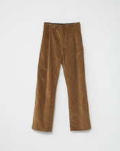 Corduroy box trousers