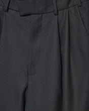 Fine Wool Wide Box Trousers