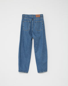 Hemp/cotton straight jeans