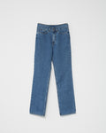 Hemp/cotton straight jeans