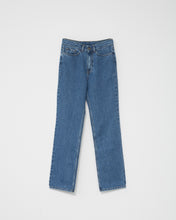 Hemp/cotton straight jeans
