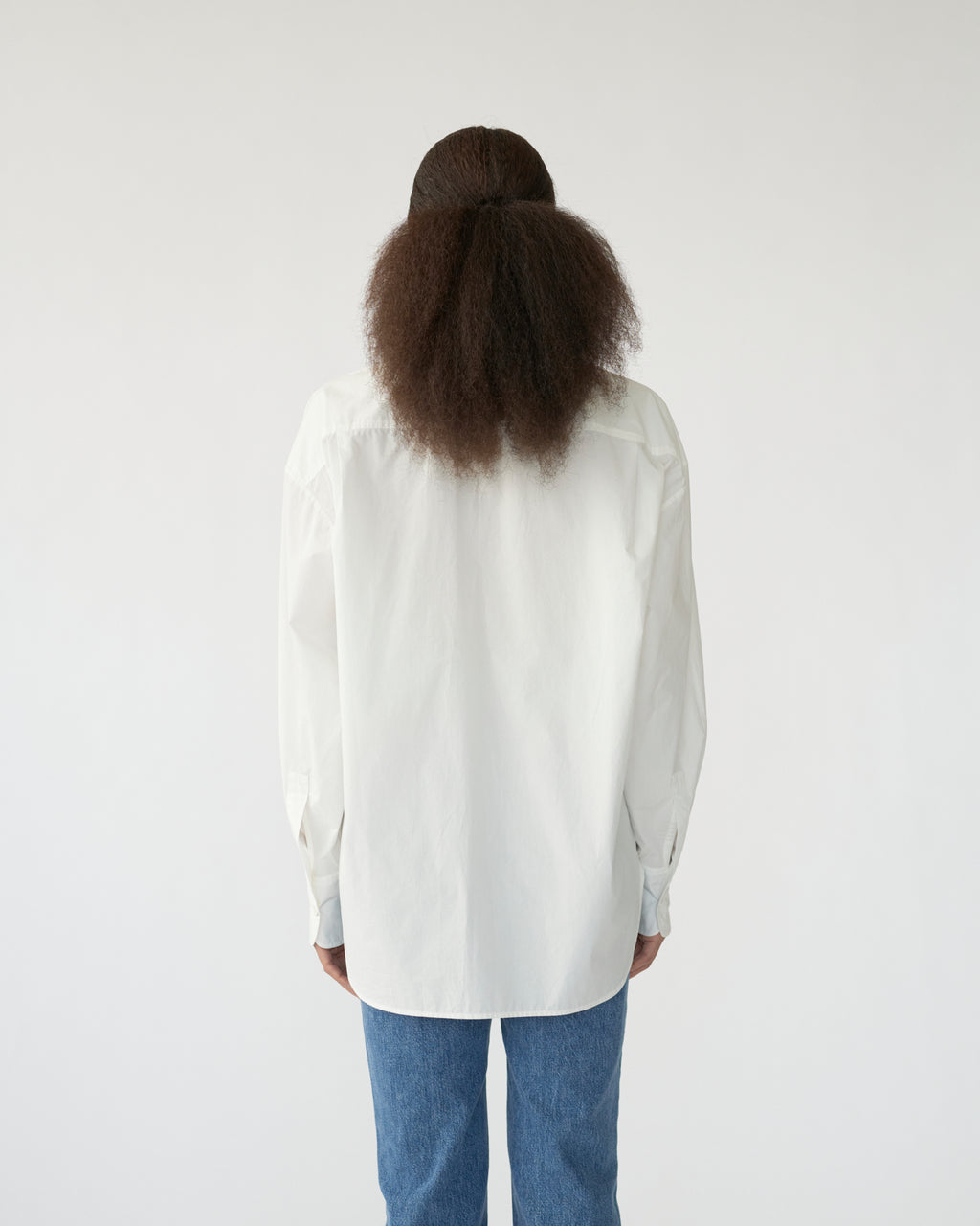 Cotton Poplin Oversized Shirt