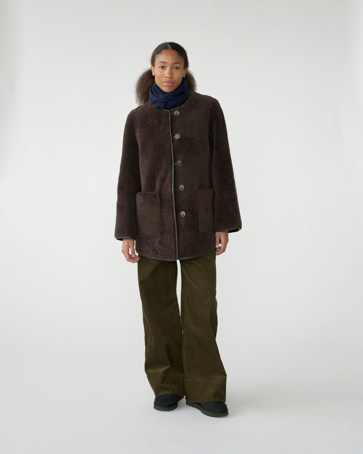 Shearling Reversible Coat