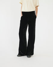 Silk Velvet Flared Pants