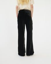 Silk Velvet Flared Pants