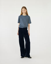Silk Velvet Flared Pants