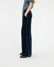 Silk Velvet Flared Pants