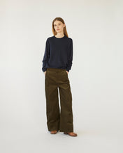 Corduroy Wide Pants olive