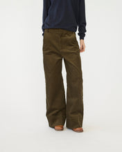 Corduroy Wide Pants olive